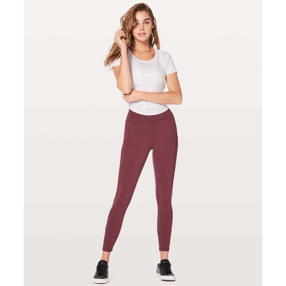 Lululemon In Movement Tight In Redwood - image 2